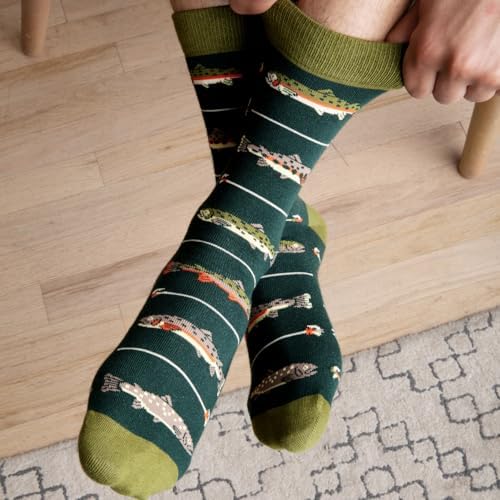 Lavley Fishing & Hunting Socks Funny Gift for Outdoor Hunters &