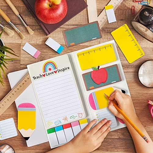 Xqumoi Teaching is A Work of Heart Sticky Notes Set Back to School
