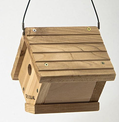 Woodlink Traditional Wren House - Natural Cedar Bird House