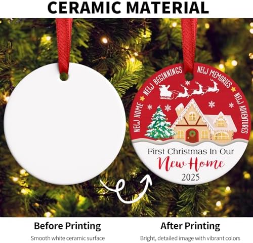 First Christmas in Our New Home Ornament 2025, Housewarming Gifts for