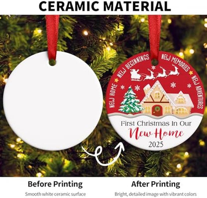 First Christmas in Our New Home Ornament 2025, Housewarming Gifts for