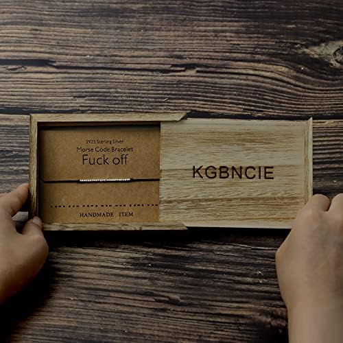 KGBNCIE Inspirational Gifts for Women, Morse Code Funny Gifts