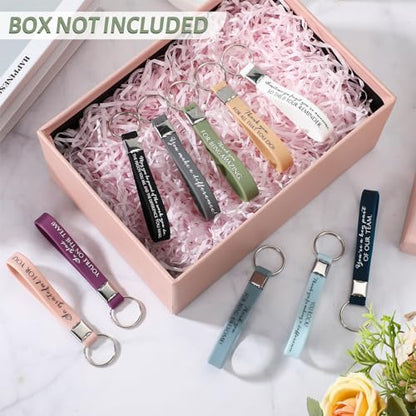 Nosiny 30 Pcs Keychain Appreciation Gift Bulk for Employee Coworker