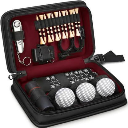 YOREPEK Golf Gifts for Men, Complete Golf Accessories Kit PU Leather