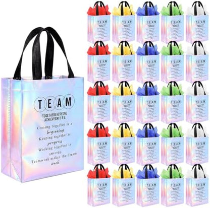 Addblu 25 Pack Employee Appreciation Gift Bags with Handles, Bulk
