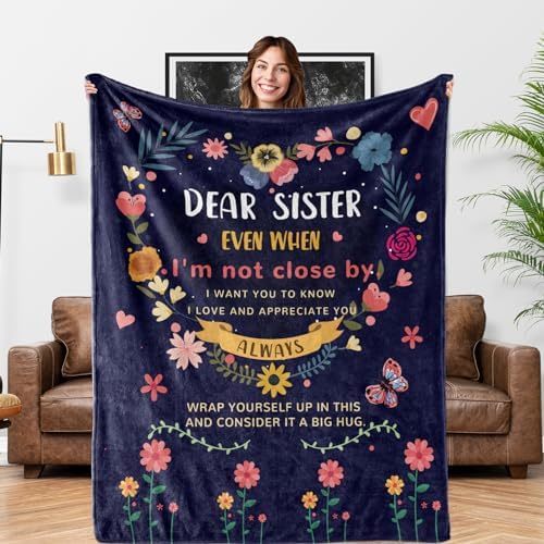 Sister Gifts Blanket, Sister Gifts from Sisters, Sisters Birthday