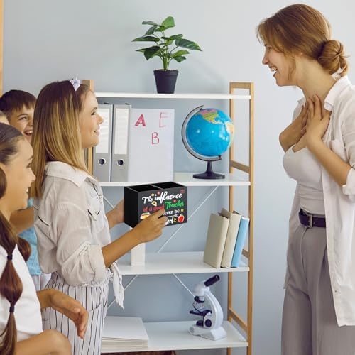 Resurhang Teacher Gift Wood Pencil Holder Desk Organizer for Office