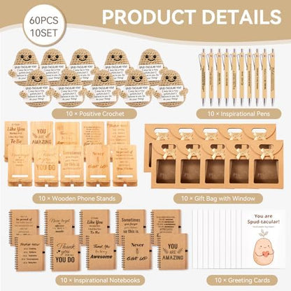 60 PCS/10 Sets Teacher Employee Appreciation Gifts Bulk – Thank You