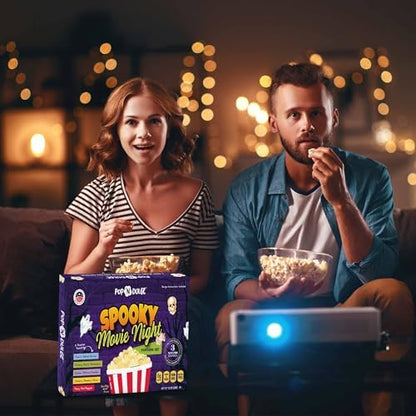 Halloween Gifts Popcorn Spooky Movie Night Gift Basket Gourmet Kernels