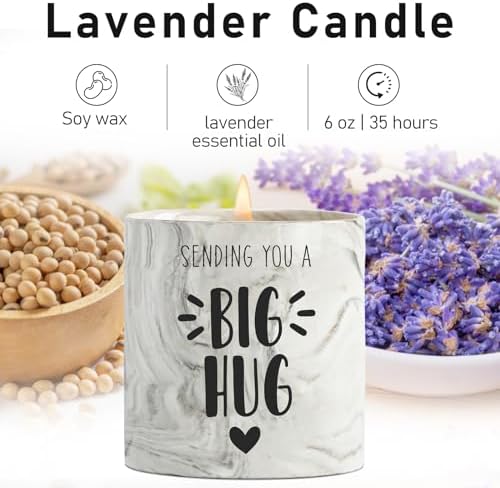 Thinking of You Gift Candles for Women Sending You A Big Hug in A Jar