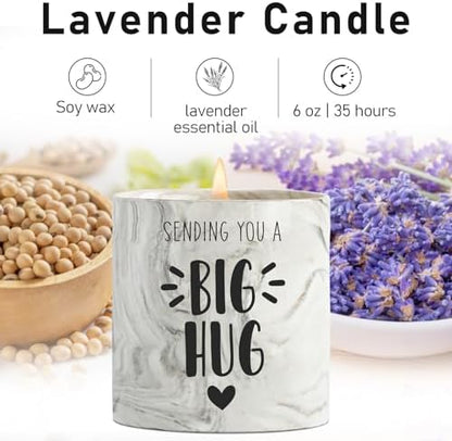 Thinking of You Gift Candles for Women Sending You A Big Hug in A Jar