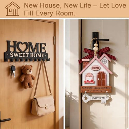 House Warming Gifts New Home, 19pcs New Home Gift Basket For