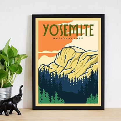 6 Retro National Park Prints, Wall Art & Decor - Grand Canyon