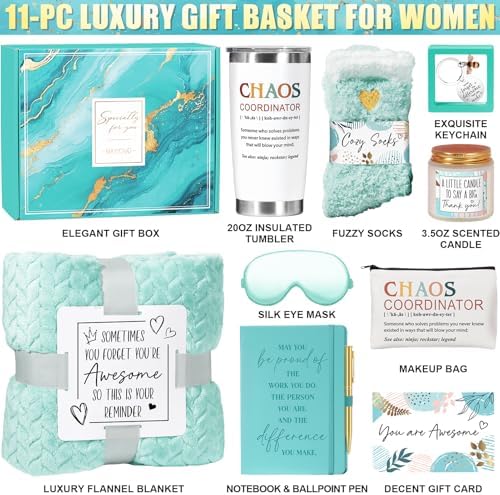 Thank You Gifts for Women, Bosses Day Chaos Coordinator Gifts Set for