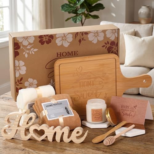 Housewarming Gifts Baskets for New House, Nature, Brown