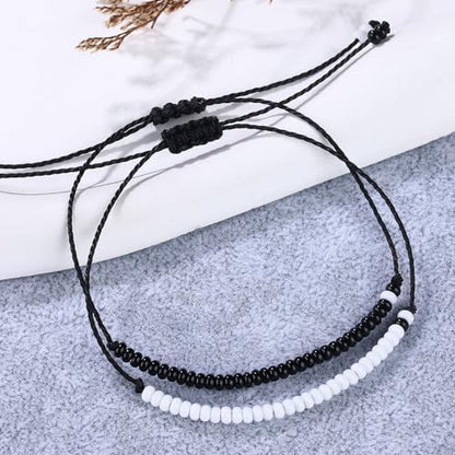 SUMMER LOVE Best Friend Bracelets Couples Bracelets for 2 Matching Yin