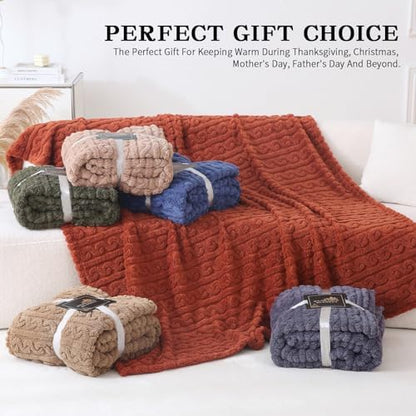 Wearable Blanket Sherpa Fleece Shawl Blanket with Pockets Blanket