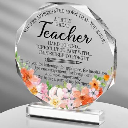 Teacher Appreciation Gifts for Women,Nonagon Pencil