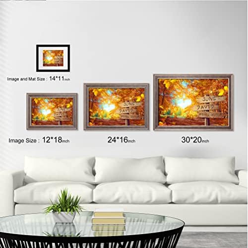 BOTTEGAARTS Crossroads Heart of Autumn Personalized Photo or Canvas