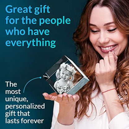 ArtPix 3D Crystal Photo - Personalized Gift Anniversary - Wife, Women