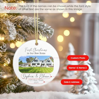 New Home Ornament 2026 House Warming Gifts,Personalized Christmas