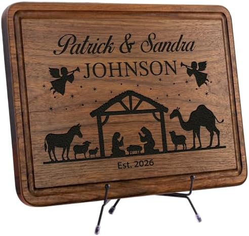 Christian House Warming Gifts New Home, Custom Christmas Cutting Board