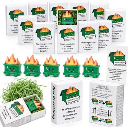 Realspring 36 Sets Dumpster Desk Ornament Staff Appreciation Gift
