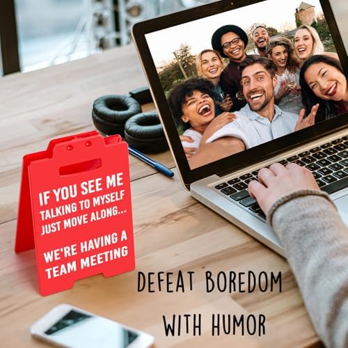 Funny Office Desk Decor Signs Gag Gifts for Coworker Boss Leader
