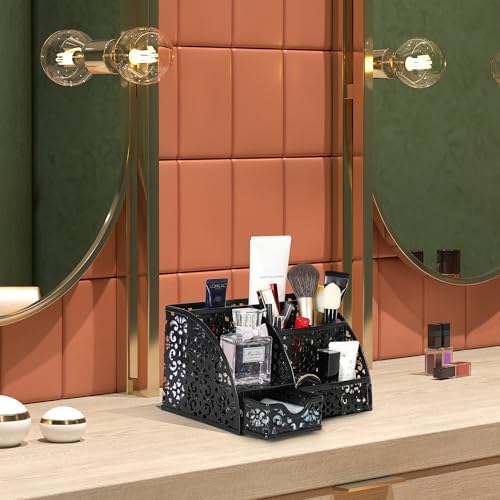 EasyPAG Desk Organizer and Pen Holder for Desk, Mesh Office Supplies