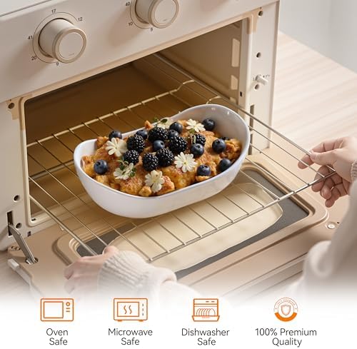 Ceramic 2 Tier Fruit Bowl, Fruit Basket for Kitchen Counter, Gold