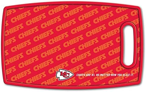 YouTheFan NFL Kansas City Chiefs Logo Series Cutting Board