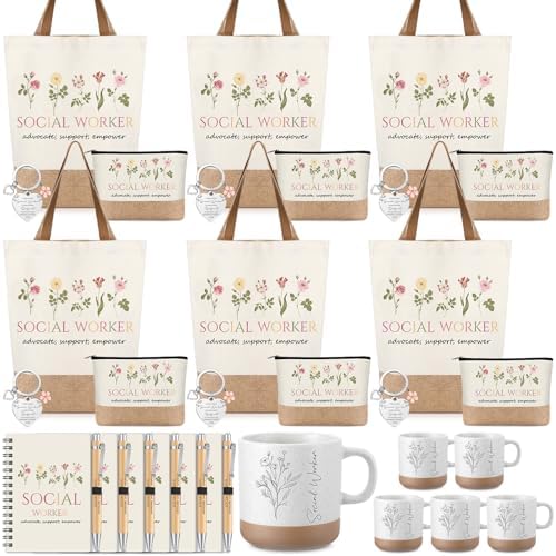 Hushee 6 Sets Social Worker Gifts, Appreciation Gifts for Coworkers