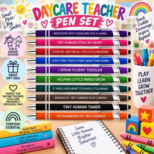 10PC Daycare Teachers Pens School Classroom Supplies Appreciation