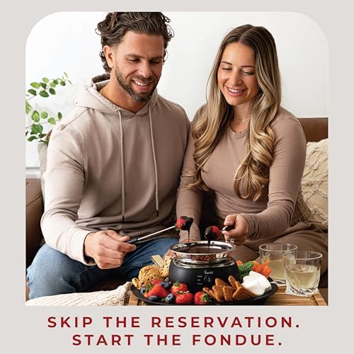 Kusini 2 in 1 Electric Fondue Set & Smores Maker Tabletop Indoor Kit