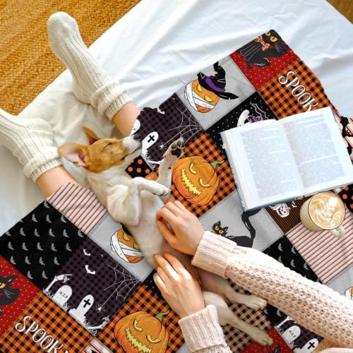 Halloween Throw Blanket, Fall Decorations for Home, 40x60inches