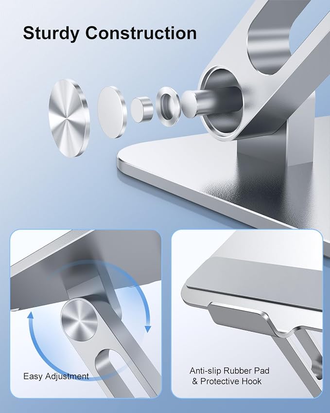 Adjustable Aluminum Laptop Stand - Field & Blessing