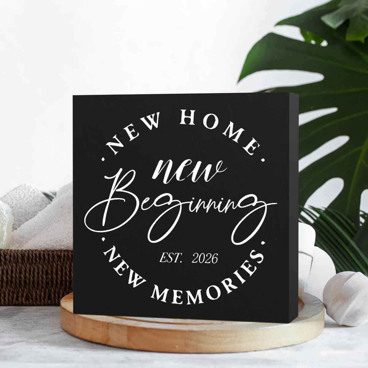 Great Housewarming Gifts New Home Gift Ideas Great Housewarming Decor Rustic Accessories Decor Wooden Box 5.1 x 5.1 Inches