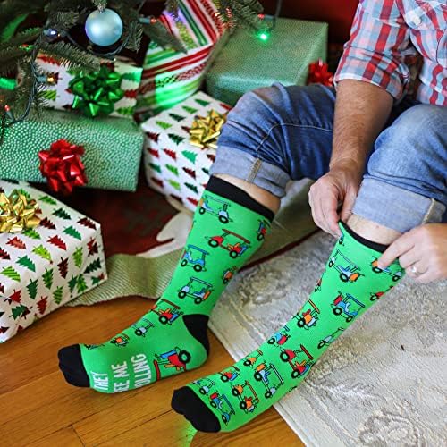 Lavley Funny Golf Socks Fun Gift for Golfers Men & Women Stocking