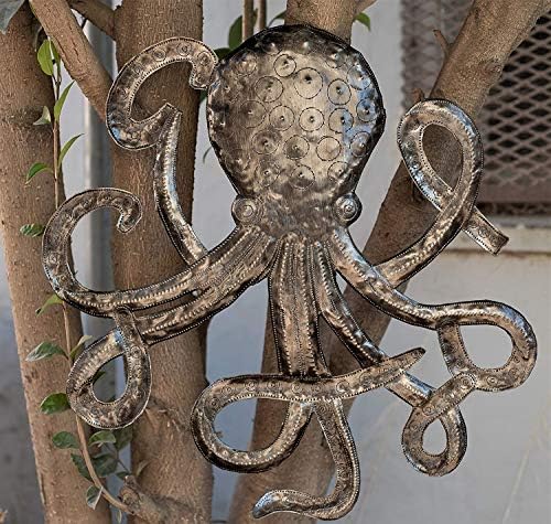 It's Cactus Handcrafted Octopus Sea Wall Hanging Art, Nautical Beach