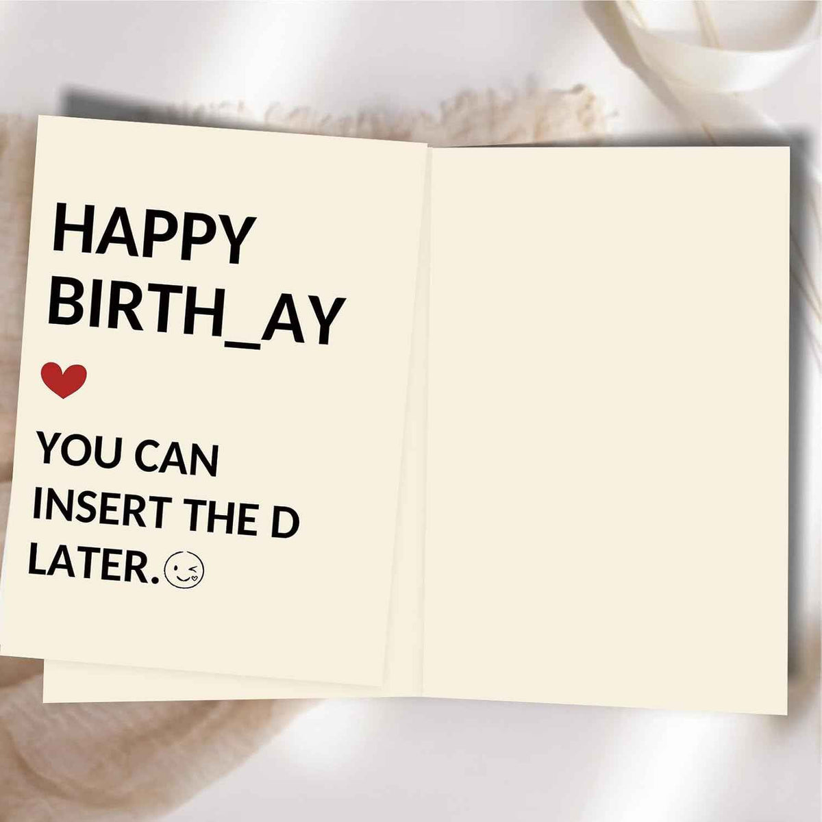 Funny Birthday Card Gift for Men, Husband, Boyfriend | Humorous Gift for Him Husband Adult Men's Birthday Ideas Celebration, Premium Cardstock With Envelope