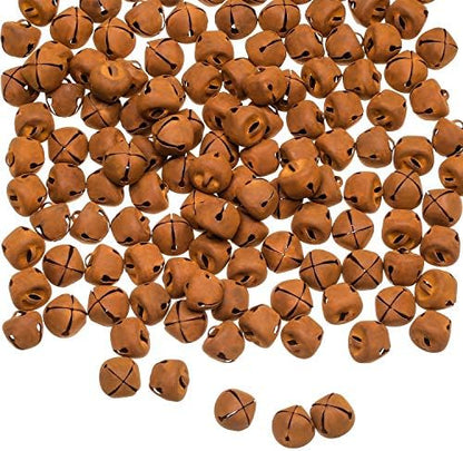 Zhanmai 300 Piece Jingle Bells Bulk 0.5'' Christmas Bells, Rusty