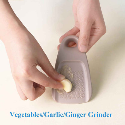 Kitchen Gadgets Set 5 Pieces, Space Saving Cooking Tools Kitchen Accessories-Garlic/Ginger Grinder, Cheese Grater, Vegetable/Fruit Peeler, Pizza Cutter, Bottle Opener, Gadgets Gift Set
