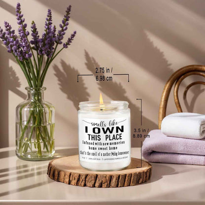 House Warming Gifts New Home,Funny New Home Gift Ideas Scented Candle,Housewarming Gifts for Women,Men,Couple,Friends,New House Must Haves,Closing Gift for Home Buyers 9 oz
