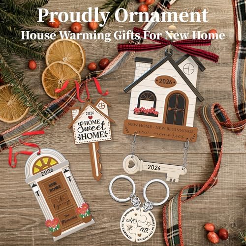 New Home Ornaments 2026, Housewarming Gifts New Home Gifts Ideas 4PCS