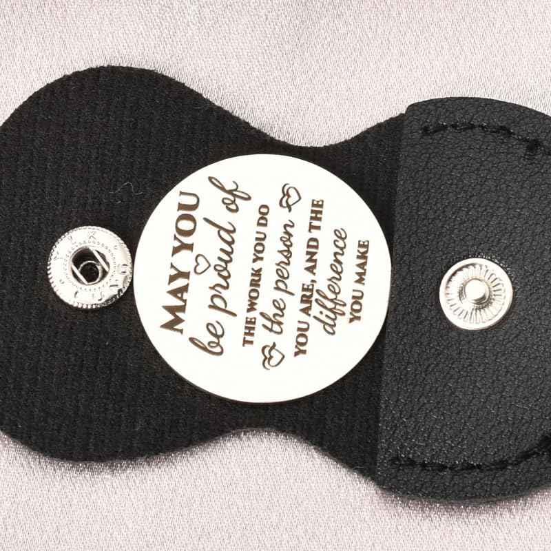Sisadodo Pocket Hug Token Long Distance Relationship Keepsake Gifts for Women Birthday Christmas Gifts With Leather Keychain