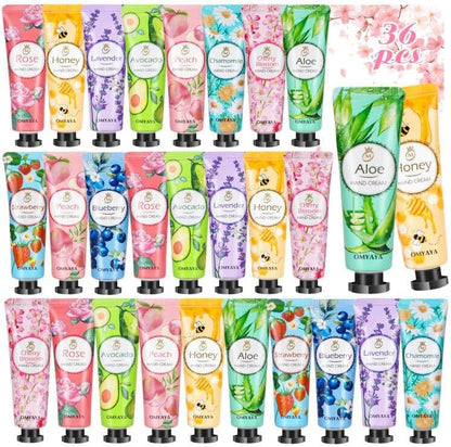 36 Pack Hand Cream Set, Hand Lotion Travel Size, Mothers Day Gifts for