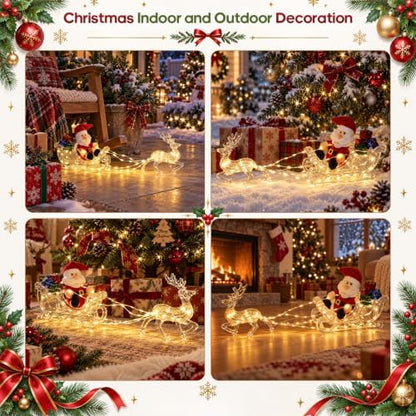 Christmas Santa and Reindeer Lights, Under The Christmas Tree