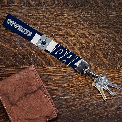 Rico Industries NFL Football Standard Wrist Lanyard Key Chain, Cute