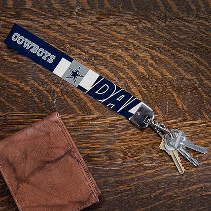 Rico Industries NFL Football Standard Wrist Lanyard Key Chain, Cute