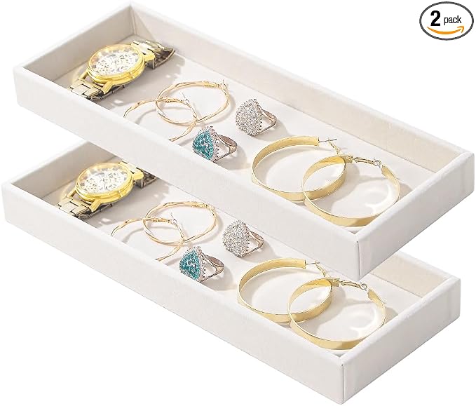 Two-Piece Nightstand Catchall Tray Set - Field & Blessing